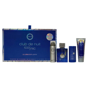 Armaf - Gift Set 4 Piezas Club De Nuit Iconic - 105m - Eau de Parfum - Perfume Masculino