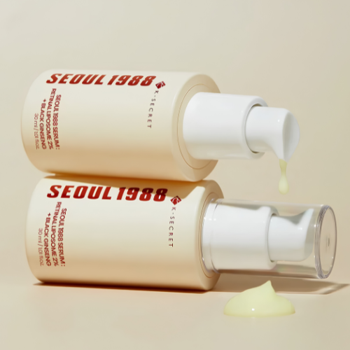 KSECRET Seoul 1988 Serum Retinal Liposome 2% + Black Ginseng – Sérum Antiedad con Retinal y Ginseng Negro - Imagen 3