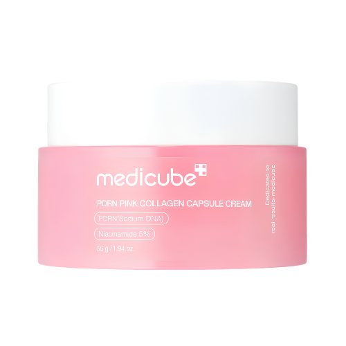 Medicube PDRN Pink Collagen Capsule Cream 55g – Crema Reafirmante con PDRN y Colágeno