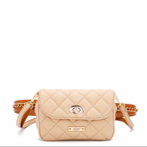 RIÑONERA/BANDOLERA ACOLCHADA (BEIGE)