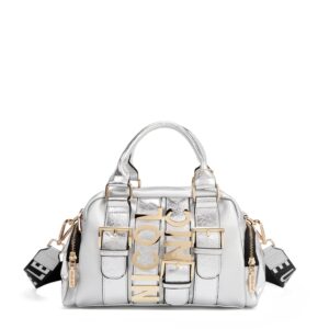 CALISTA BOLSO DE MANO MULTI BOLSILLO (PLATEADO)