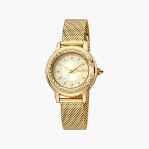 Just Cavalli Women's Gold Stainless Steel Watch, Champagne Dial | Jc1l151m0525